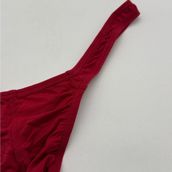 Men’s BurgundyThong Underwear Large Sexy Pouch String bikini - Picture 2 of 6